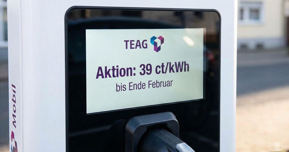 Aktion „39 für 39“: Bei TEAG Mobil laden Sie jetzt für nur 39 Cent