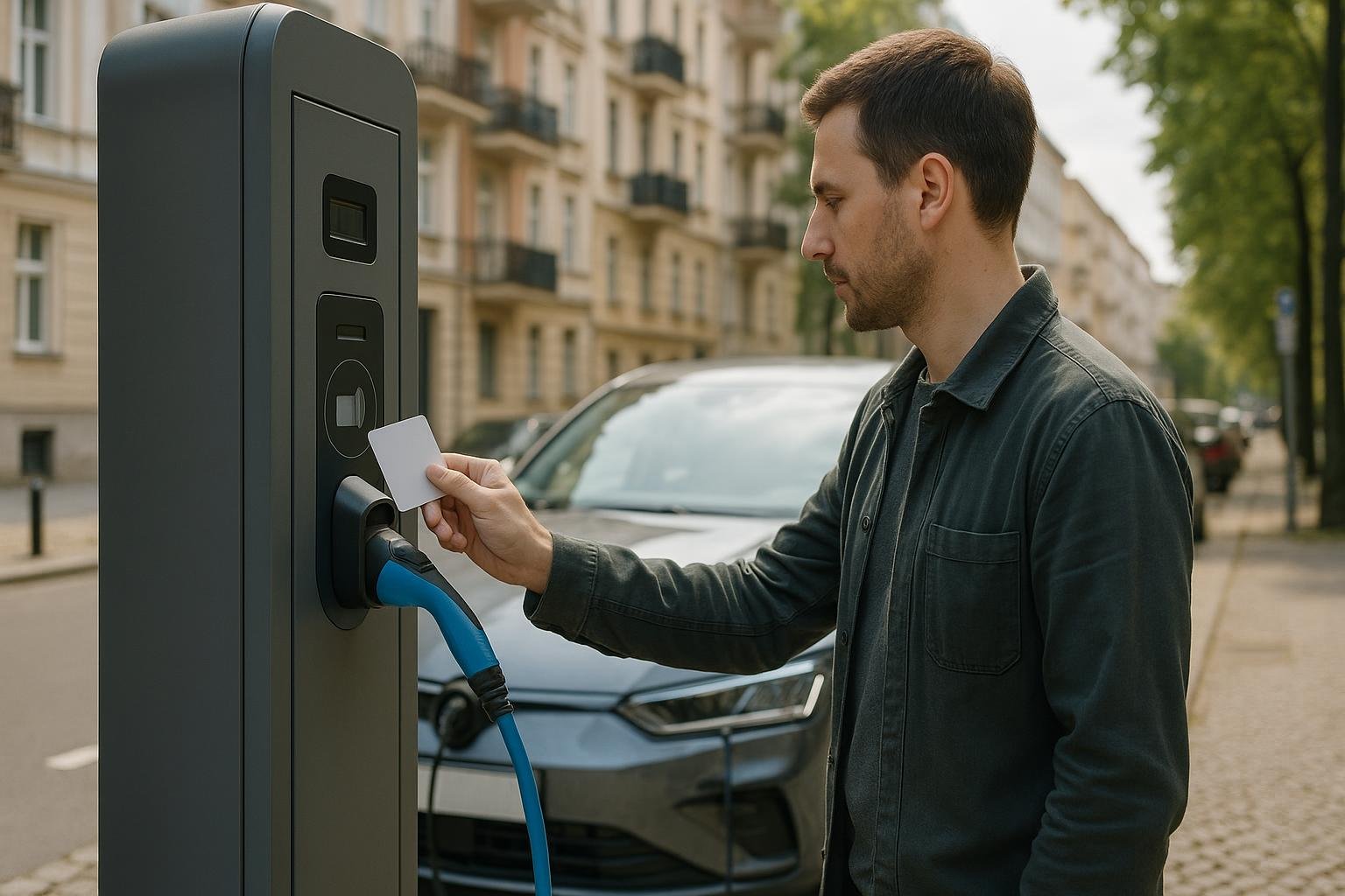 Kontaktlose Kartenzahlung am Terminal einer Lades&auml;ule &ndash; Ad-hoc-Laden ohne Vertrag