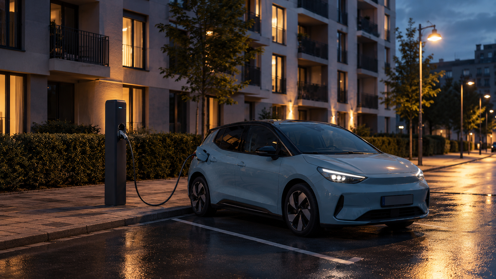 E-Auto laden ohne eigene Wallbox – an öffentlichen Ladestationen in der Wohnstraße
