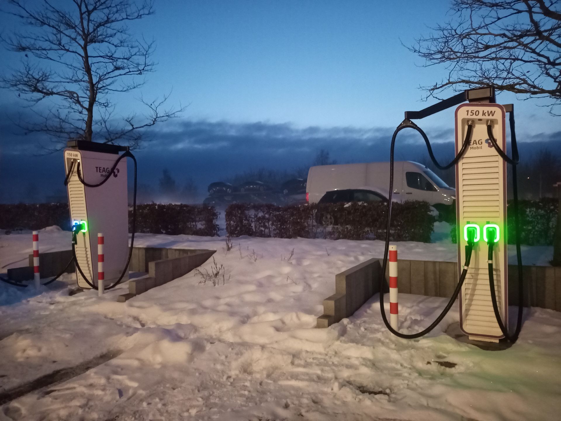 TEAG Mobil-Ladestation EDEKA