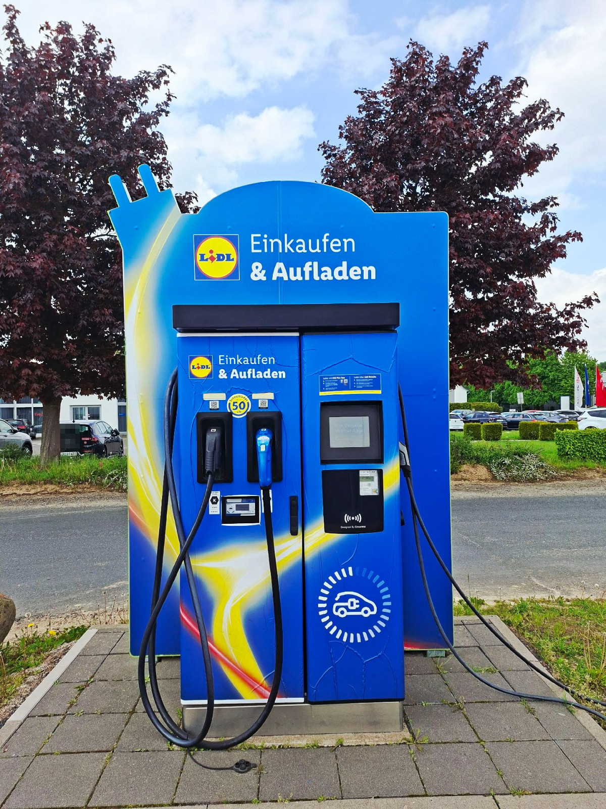 Ladestation Lidl in Enger – Foto 3