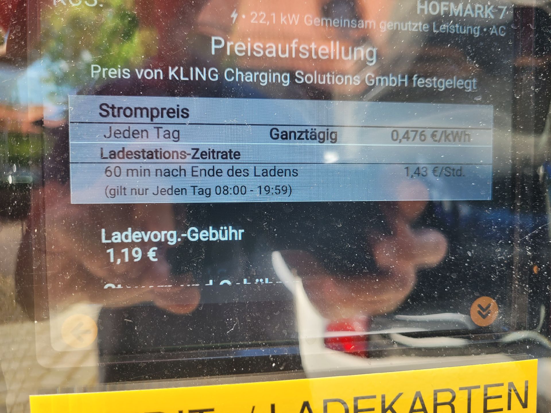 Ladestation Café Hofmark in Iffeldorf – Foto 3