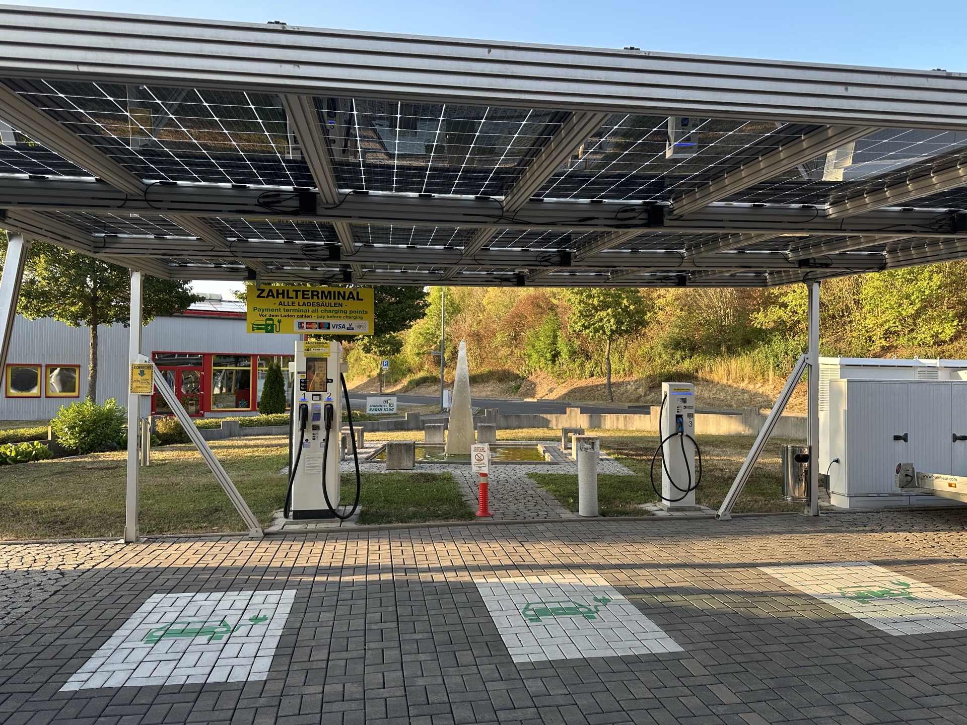 Schnellladestation für Elekroautos