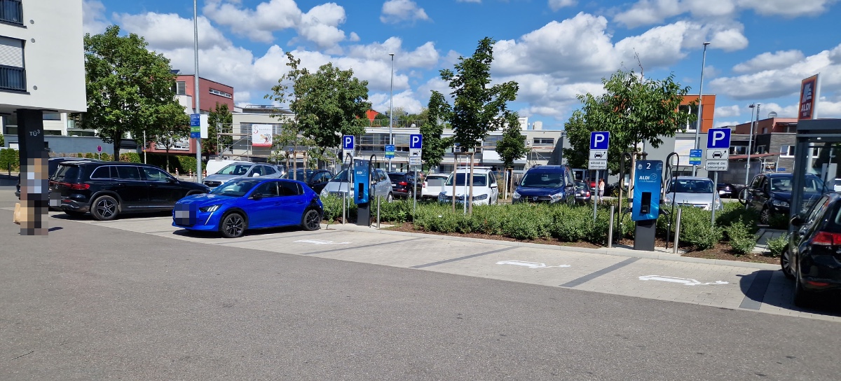 Ladestation Aldi Ladestation - Aichtal - Tübingen in Tübingen – Foto 2